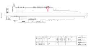 近鉄／長瀬駅／／№85駅看板・駅広告、位置図