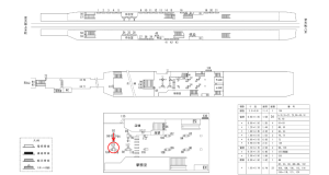 近鉄／近鉄八尾駅／／№121駅看板・駅広告、位置図