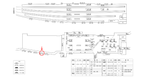 近鉄/近鉄奈良駅//№115駅看板・駅広告、位置図
