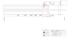 近鉄／弥刀駅／／№1駅看板・駅広告、位置図