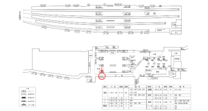 近鉄／近鉄奈良駅／／№109駅看板・駅広告、位置図