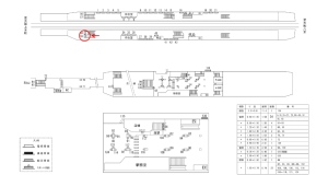 近鉄／近鉄八尾駅／／№59駅看板・駅広告、位置図