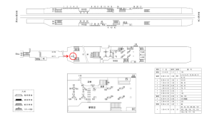 近鉄／近鉄八尾駅／／№63駅看板・駅広告、位置図