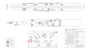 近鉄／近鉄八尾駅／／№124駅看板・駅広告、位置図
