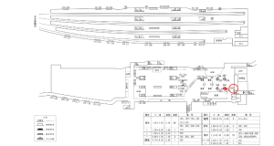 近鉄/近鉄奈良駅//№328駅看板・駅広告、位置図