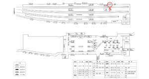 近鉄/近鉄奈良駅//№234駅看板・駅広告、位置図
