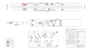 近鉄／近鉄八尾駅／／№57駅看板・駅広告、位置図