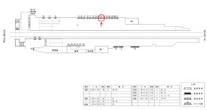 近鉄／長瀬駅／／№81駅看板・駅広告、位置図