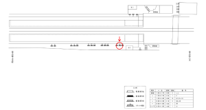 近鉄／弥刀駅／／№18駅看板・駅広告、位置図