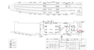 近鉄/近鉄奈良駅//№310駅看板・駅広告、位置図