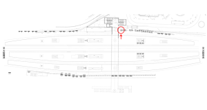 近鉄／大和西大寺駅／／№130駅看板・駅広告、位置図