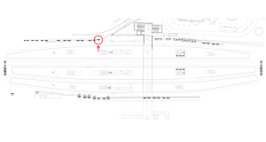 近鉄／大和西大寺駅／／№19駅看板・駅広告、位置図