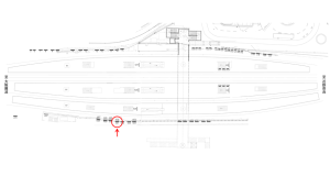 近鉄／大和西大寺駅／／№501駅看板・駅広告、位置図