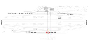 近鉄／大和西大寺駅／／№447駅看板・駅広告、位置図