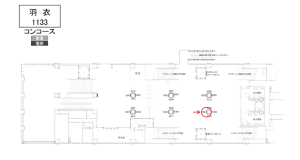 南海／羽衣駅／／№5405駅看板・駅広告、位置図