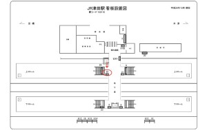 JR　津田駅／／№022、位置図