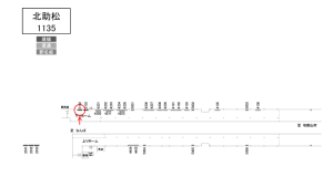 南海／北助松駅／／№2102駅看板・駅広告、位置図