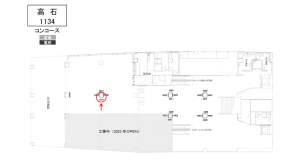 南海／高石駅／／№4210駅看板・駅広告、位置図