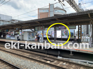 近鉄／大和西大寺駅／／№141駅看板・駅広告、写真2