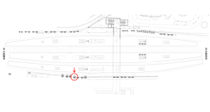 近鉄／大和西大寺駅／／№470駅看板・駅広告、位置図