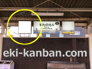 南海／諏訪ノ森駅／／№5001駅看板・駅広告、写真1
