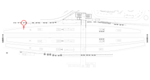 近鉄／大和西大寺駅／／№9駅看板・駅広告、位置図