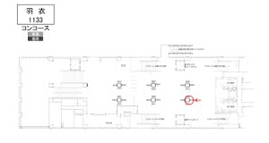 南海／羽衣駅／／№5406駅看板・駅広告、位置図