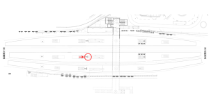 近鉄／大和西大寺駅／／№428駅看板・駅広告、位置図