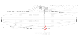 近鉄／大和西大寺駅／／№449駅看板・駅広告、位置図