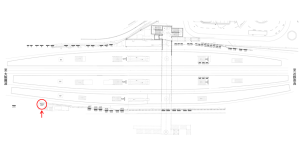 近鉄／大和西大寺駅／／№431駅看板・駅広告、位置図