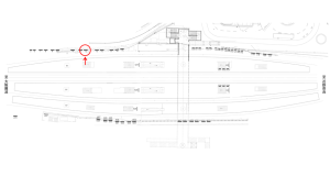 近鉄／大和西大寺駅／／№12駅看板・駅広告、位置図