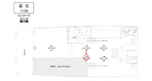 南海／高石駅／／№4405駅看板・駅広告、位置図