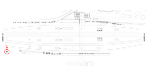 近鉄／大和西大寺駅／／№205駅看板・駅広告、位置図