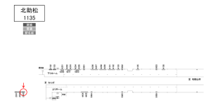 南海/北助松駅//№2303駅看板・駅広告、位置図