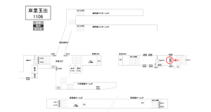 南海/岸里玉出駅//№4208駅看板・駅広告、位置図