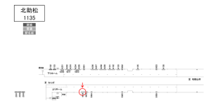 南海/北助松駅//№4404駅看板・駅広告、位置図
