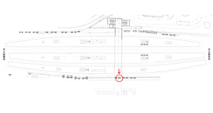 近鉄／大和西大寺駅／／№448駅看板・駅広告、位置図