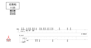 南海／北助松駅／／№2302駅看板・駅広告、位置図