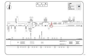 阪急　烏丸駅／／№646、位置図