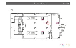 阪神　青木駅／№3-13-05№05、位置図