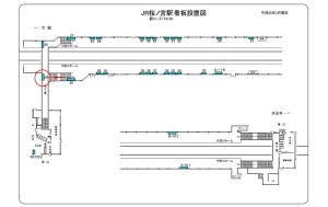 JR 桜ノ宮駅//№029、位置図