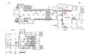 JR 元町駅//№050駅看板・駅広告、位置図