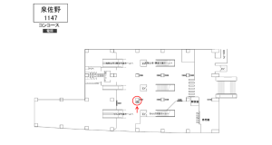 南海／泉佐野駅／／№5206駅看板・駅広告、位置図