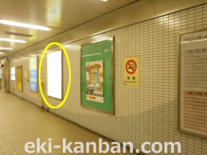 Osaka／Metro（大阪メトロ）　岸里／四つ橋線岸里駅№1-008№008駅看板・駅広告、写真1