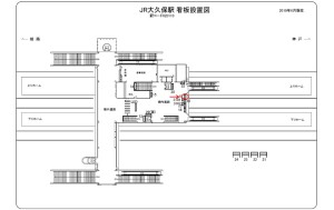 JR　大久保駅／／№019、位置図