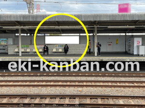 京阪　古川橋駅／№2-162№162駅看板・駅広告、写真2