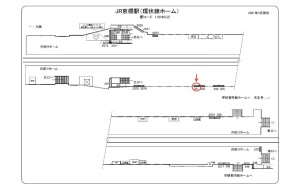 JR　京橋駅／JR大阪環状線／№351、位置図
