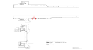京阪　関目駅／№2-140№140駅看板・駅広告、位置図