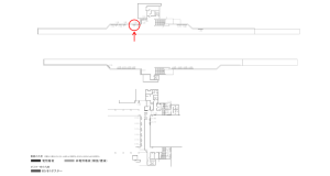 京阪 野江駅/№1-220№220駅看板・駅広告、位置図