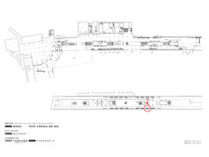 京阪　淀屋橋駅／№2-220№220駅看板・駅広告、位置図
